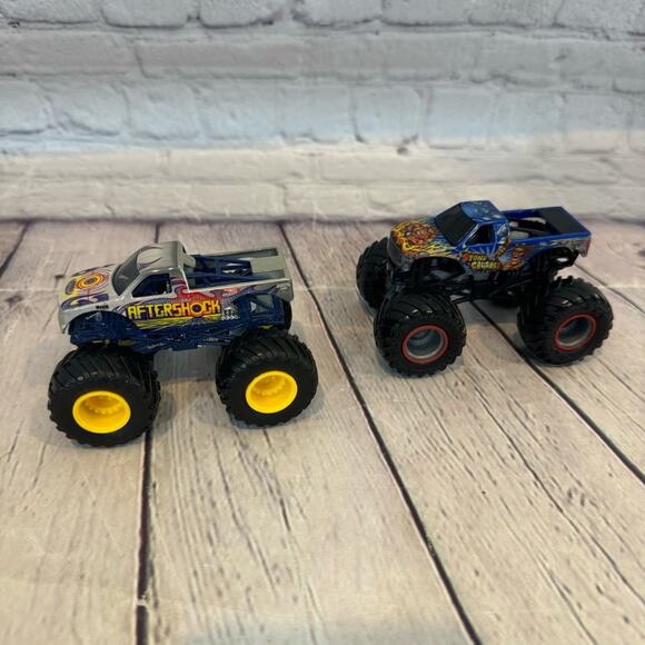 Monster Jam Aftershock and Stone Crusher Trucks - Picture 1 of 3
